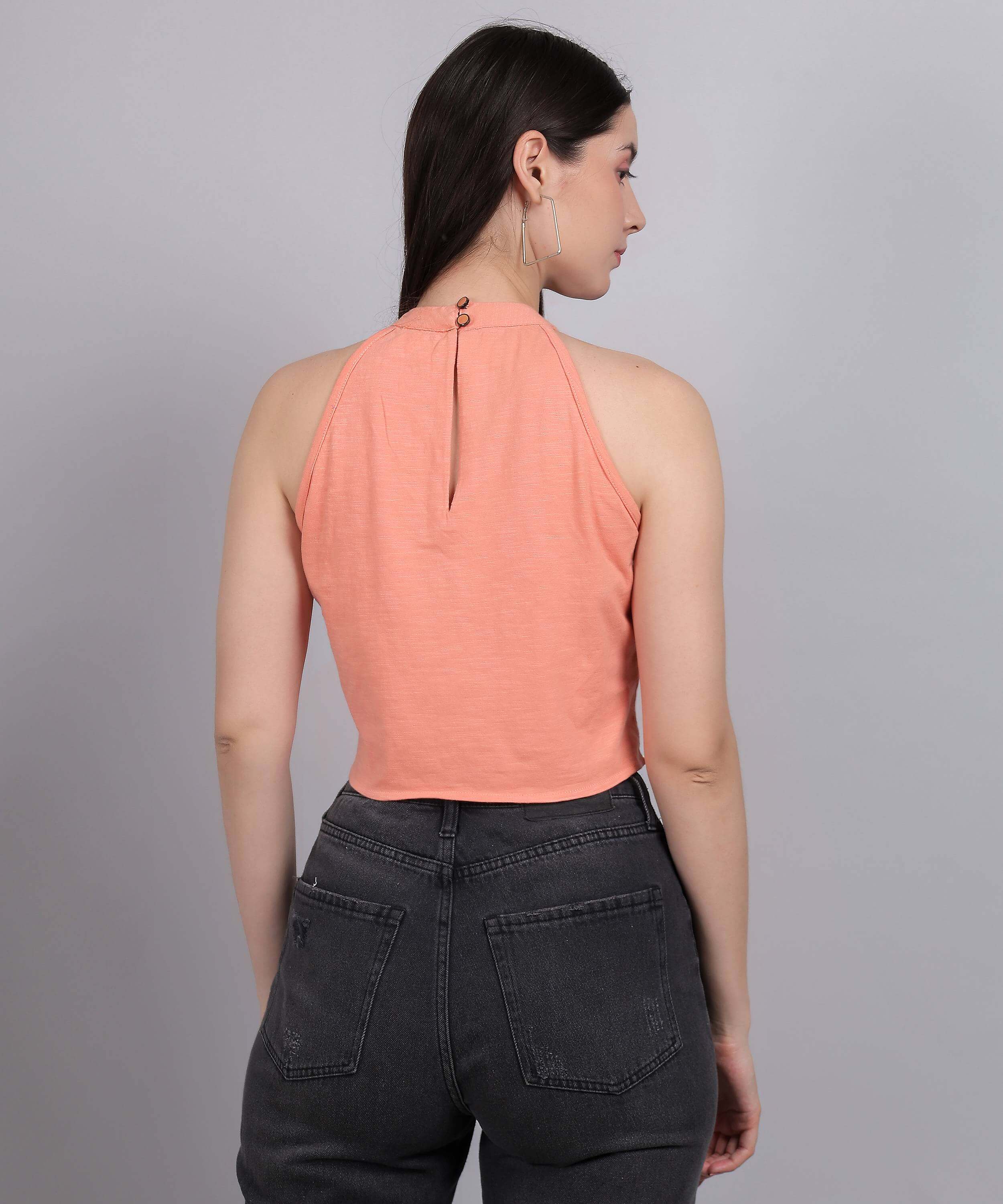 ORANGE CROP TOP