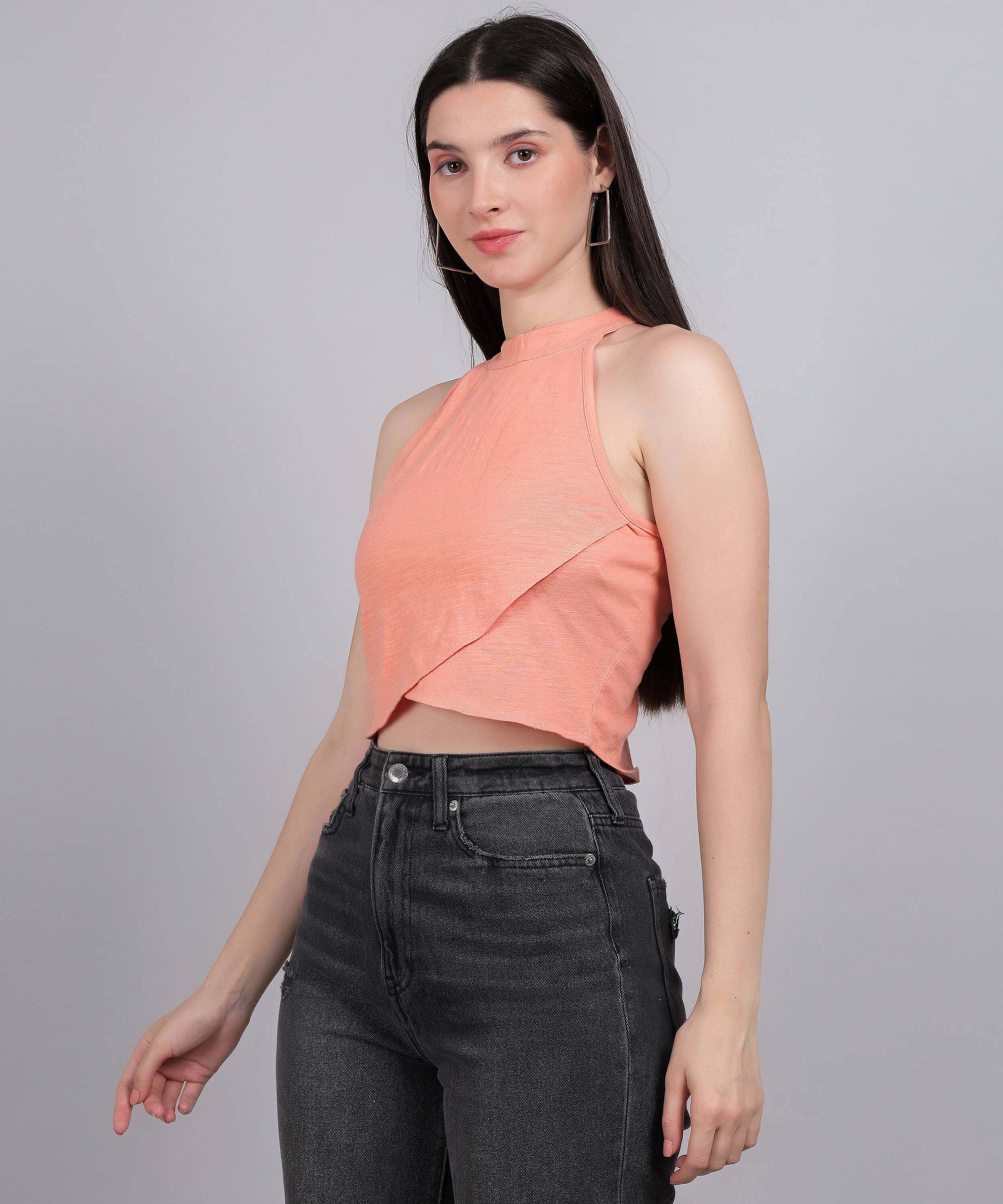 ORANGE CROP TOP