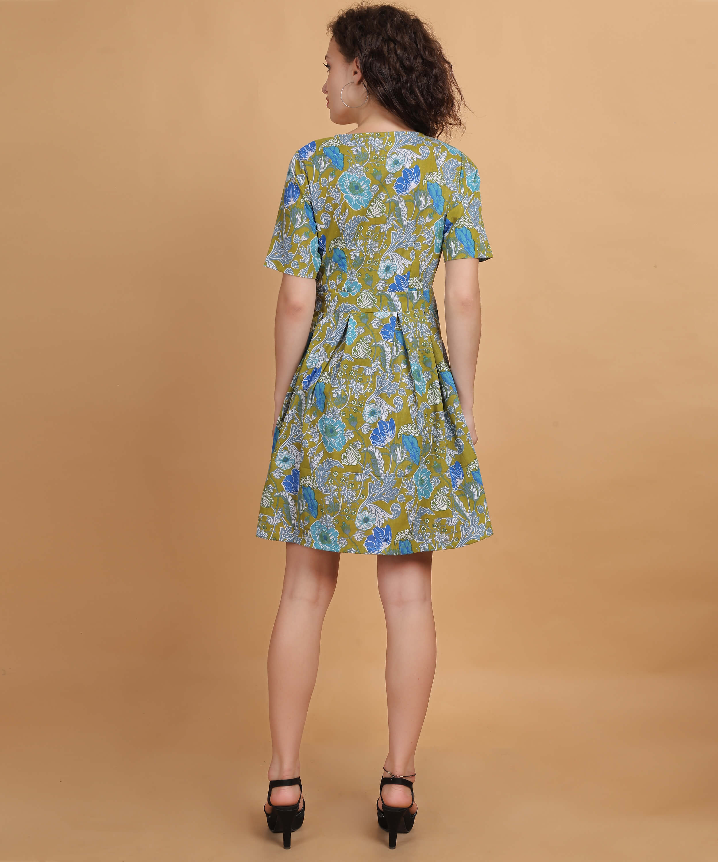 Floral Breeze A-Line Dress